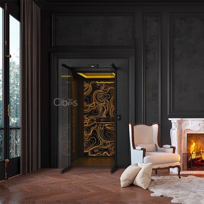 不帶井道豪華版轎廂電梯